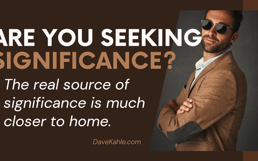 Are You Searching for Significance?